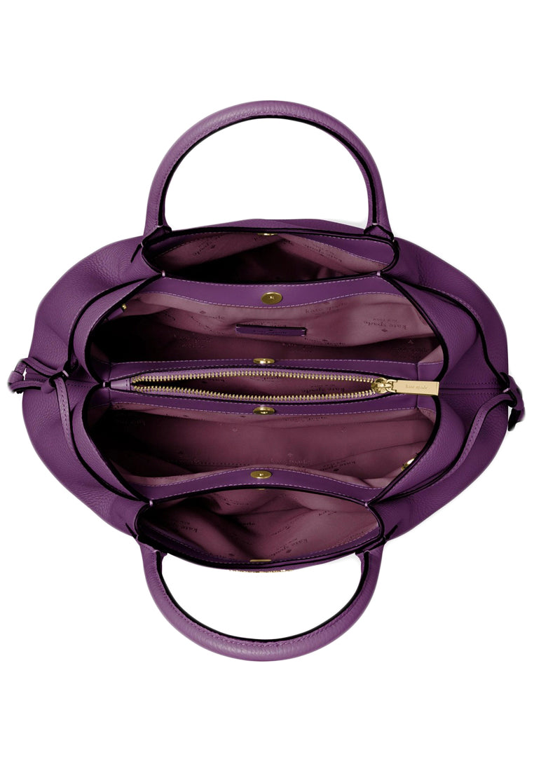 Kate Spade Dumpling Large Satchel - Ripe Plum