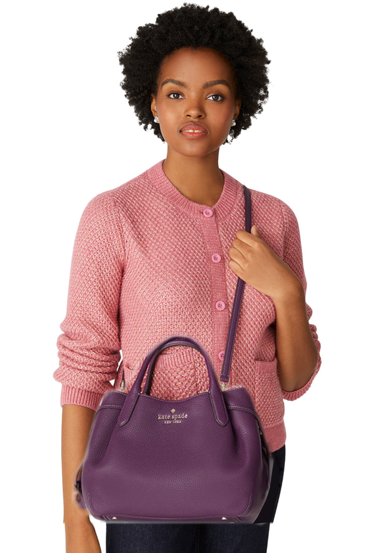 Kate Spade Dumpling Large Satchel - Ripe Plum