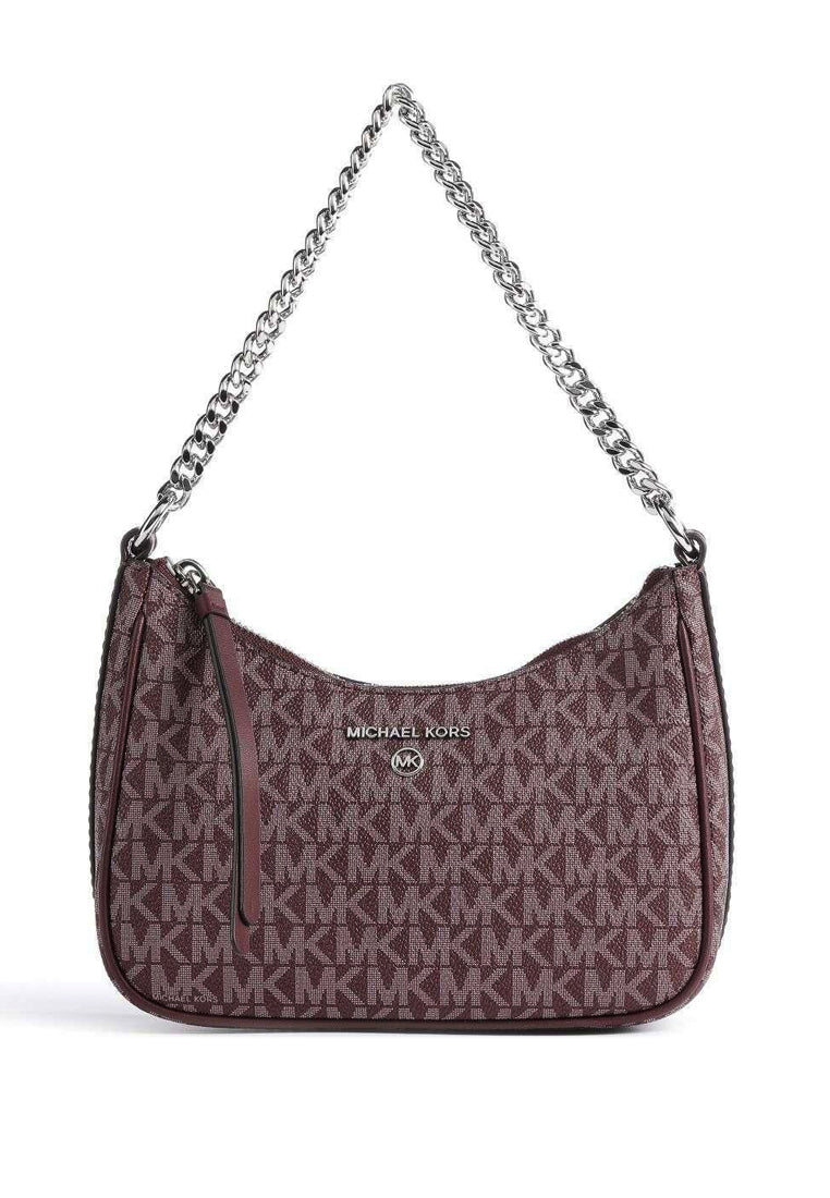 Michael Kors Jet Set Charm Small Logo Pochette - Merlot