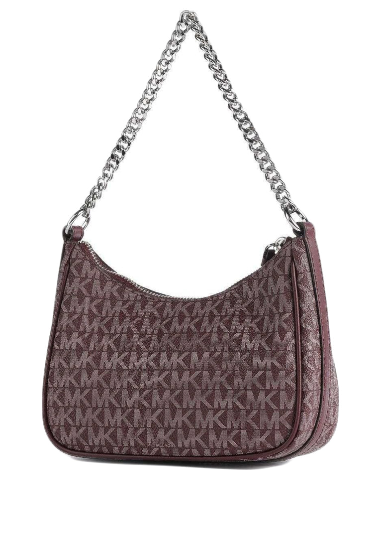 Michael Kors Jet Set Charm Small Logo Pochette - Merlot