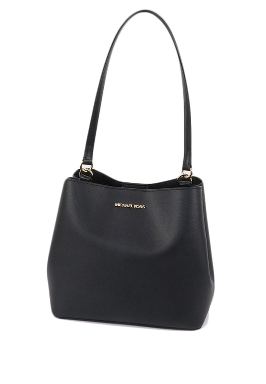 Michael Kors Pratt Medium Shoulder Bag - Black