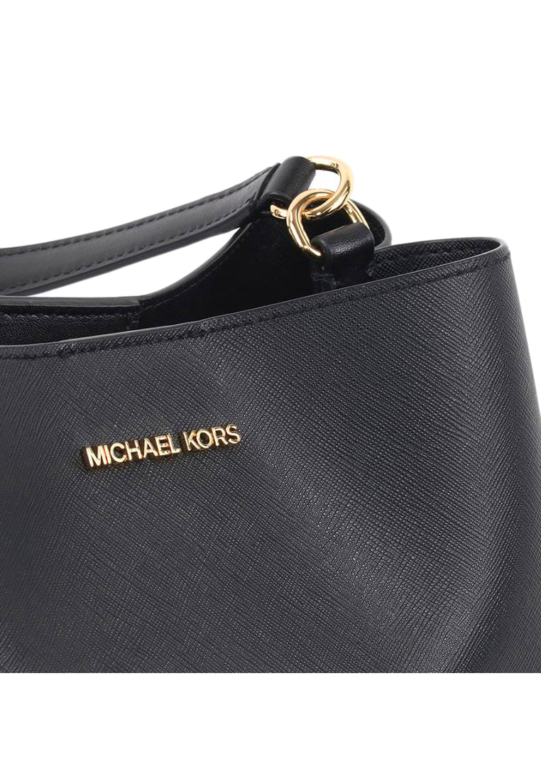 Michael Kors Pratt Medium Shoulder Bag - Black