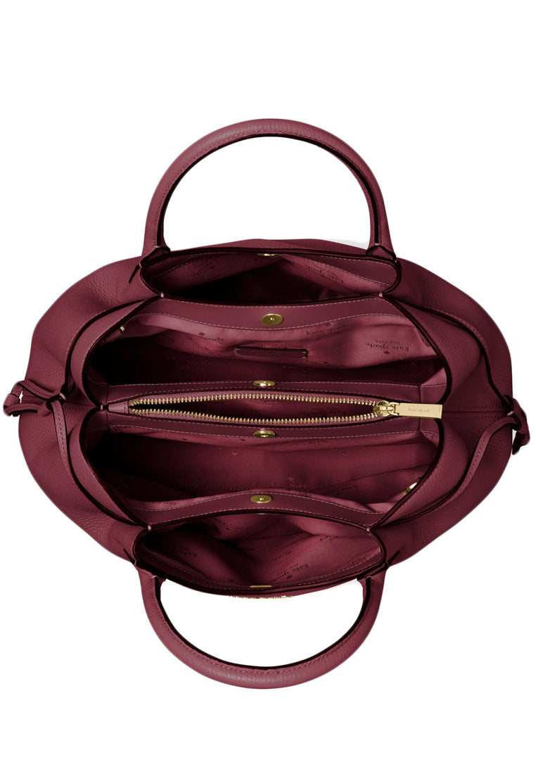 Kate Spade Dumpling Large Satchel - Blackberry