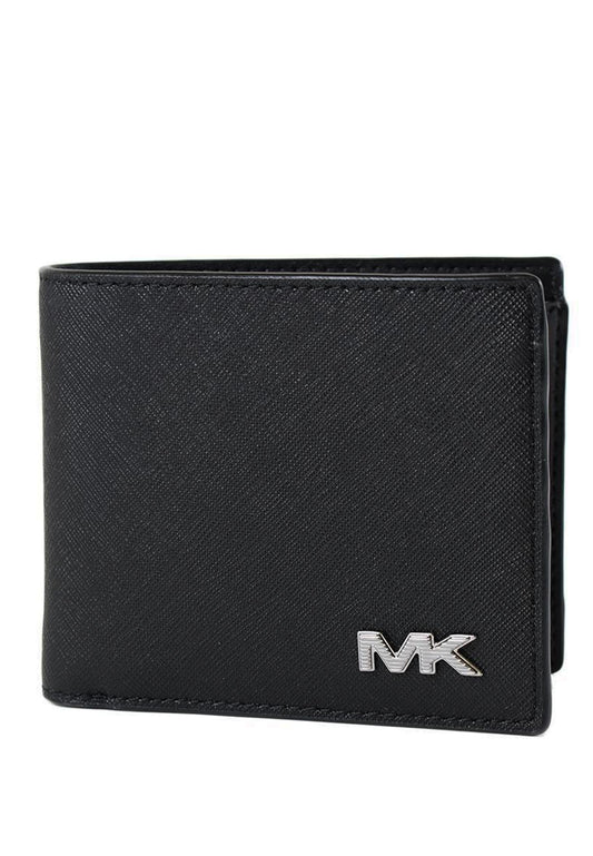 Michael Kors Rivington Leather Billfold Wallet With Coin Pouch - Black