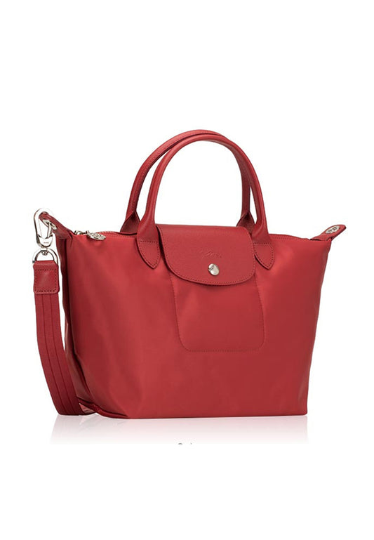 Longchamp Le Pliage Neo Small Top Handle Handbag - Red