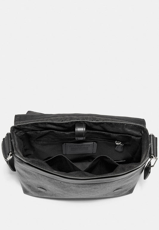 Coach Houston Map Bag In Signature Canvas - Black