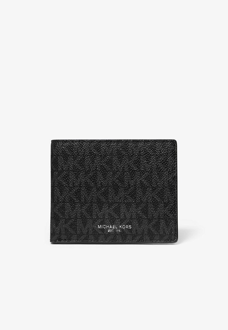 Michael Kors Men Cooper Billfold with Passcase - Signature Black