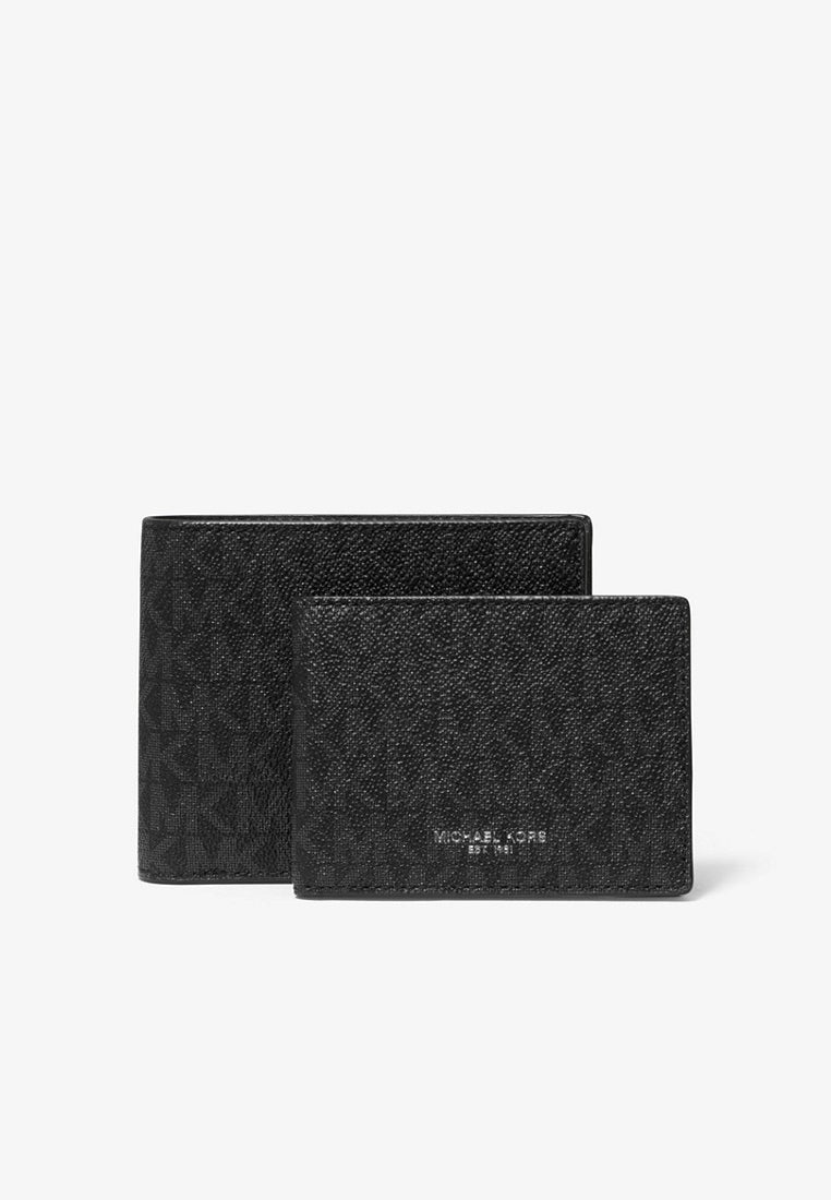 Michael Kors Men Cooper Billfold with Passcase - Signature Black