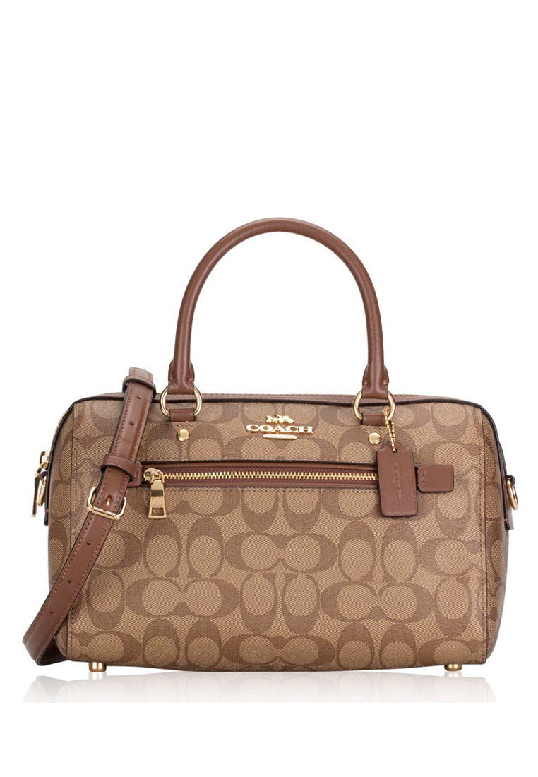 Coach Rowan Satchel Crossbody Bag - Brown