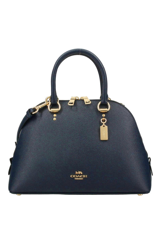 Coach Katy Satchel Bag - Navy