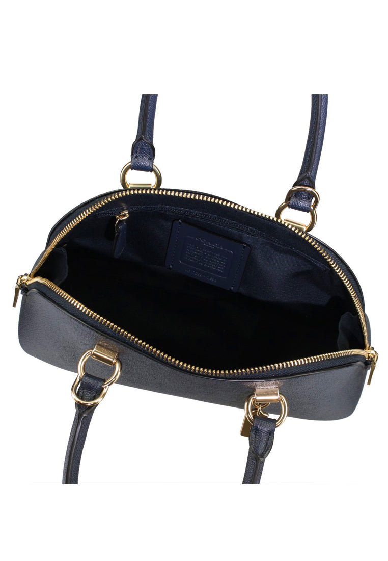 Coach Katy Satchel Bag - Navy