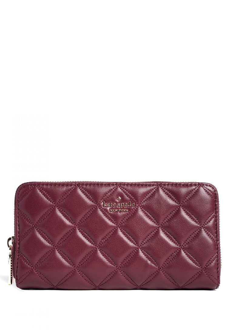 Kate Spade Natalia Large Continental Wallet - Cherrywood