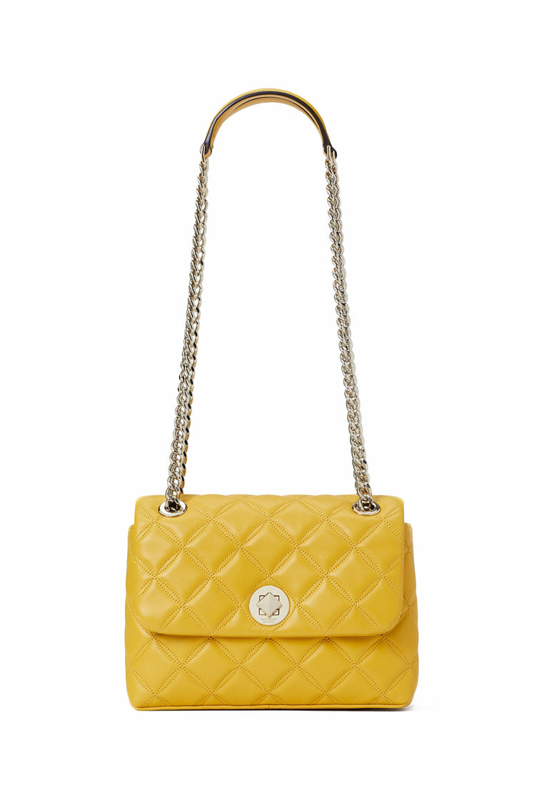 Kate Spade Natalia Small Flap Crossbody Bag - Yellow