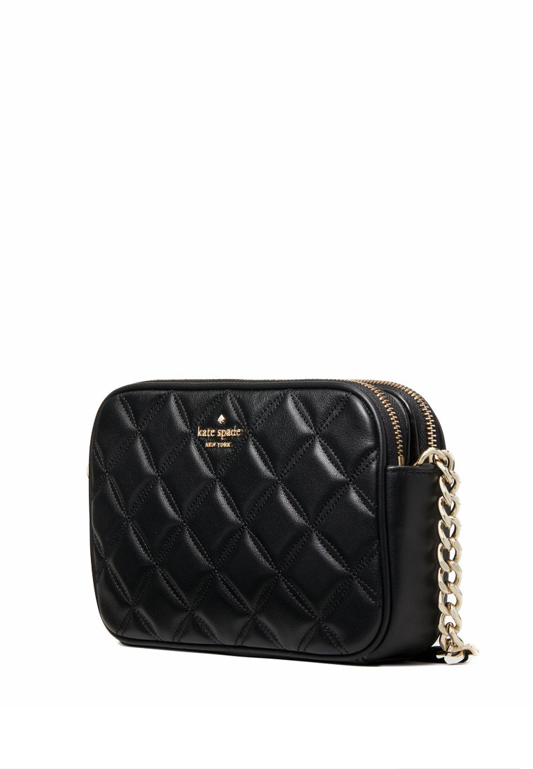 Kate Spade Natalia Double Zip Small Crossbody - Black