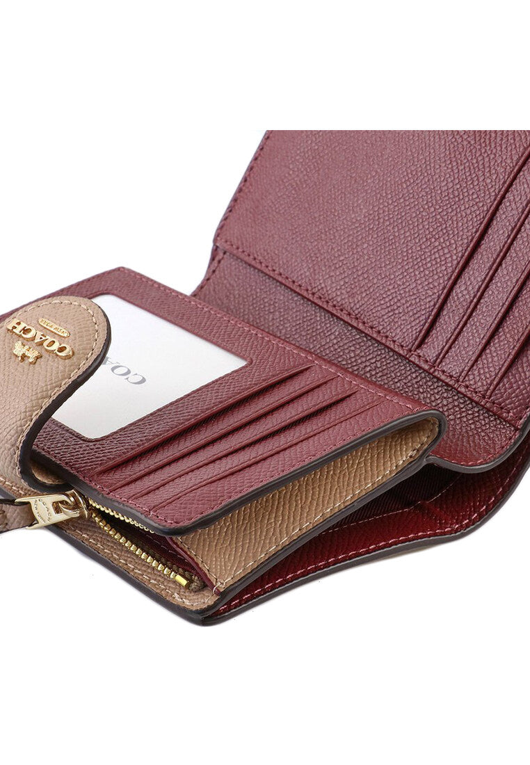 Coach Medium Corner Zip Wallet - Beige