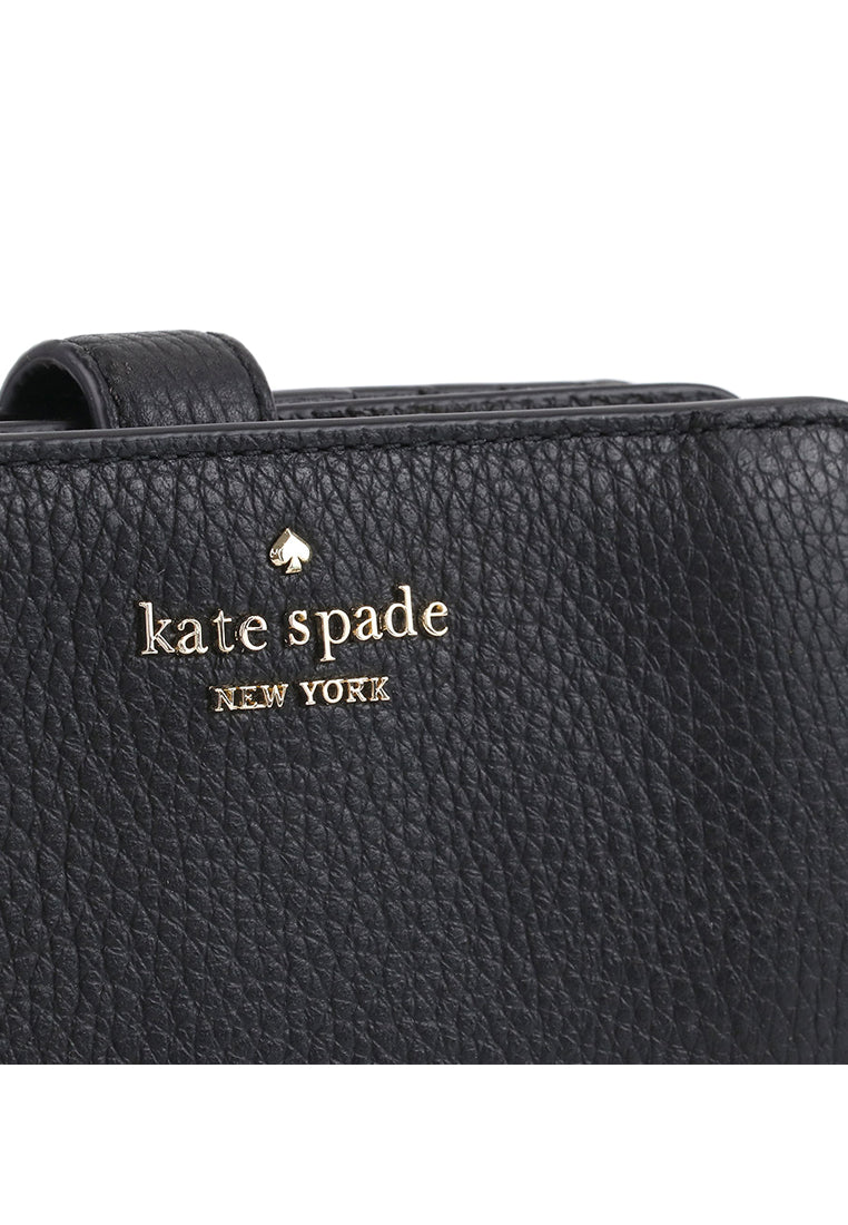 Kate Spade Leila Medium Compartment Bifold Wallet -Black