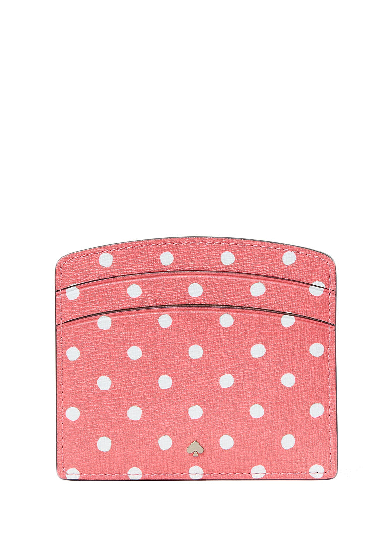 Kate Spade Spencer Dots Cardholder - Peach Melba Multi