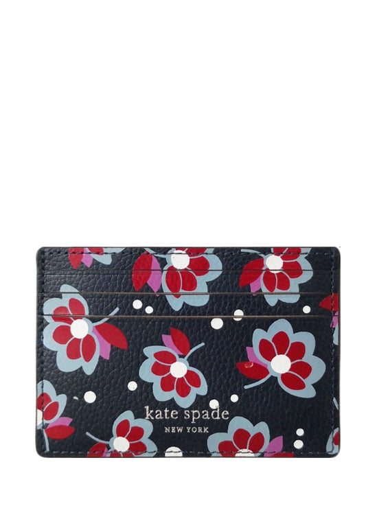 Kate Spade Eva Small Slim Card Holder - Navy/Multi