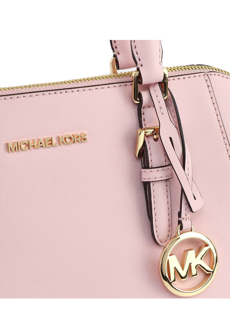 Michael Kors Ciara Large Saffiano Leather Satchel - Blossom