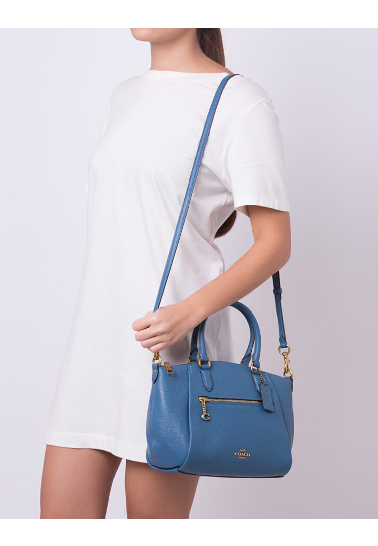 Coach Elise Satchel Lake Blue Haute Style Malaysia