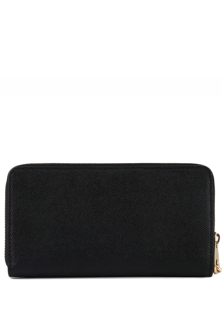 Coach Long Zip Around Wallet - Black