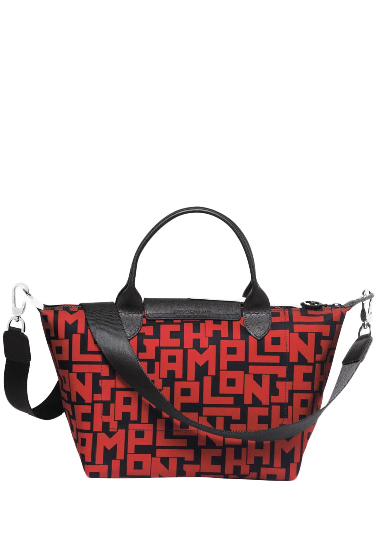 Longchamp Le Pliage Lgp Small Top Handle Bag - Red/Black