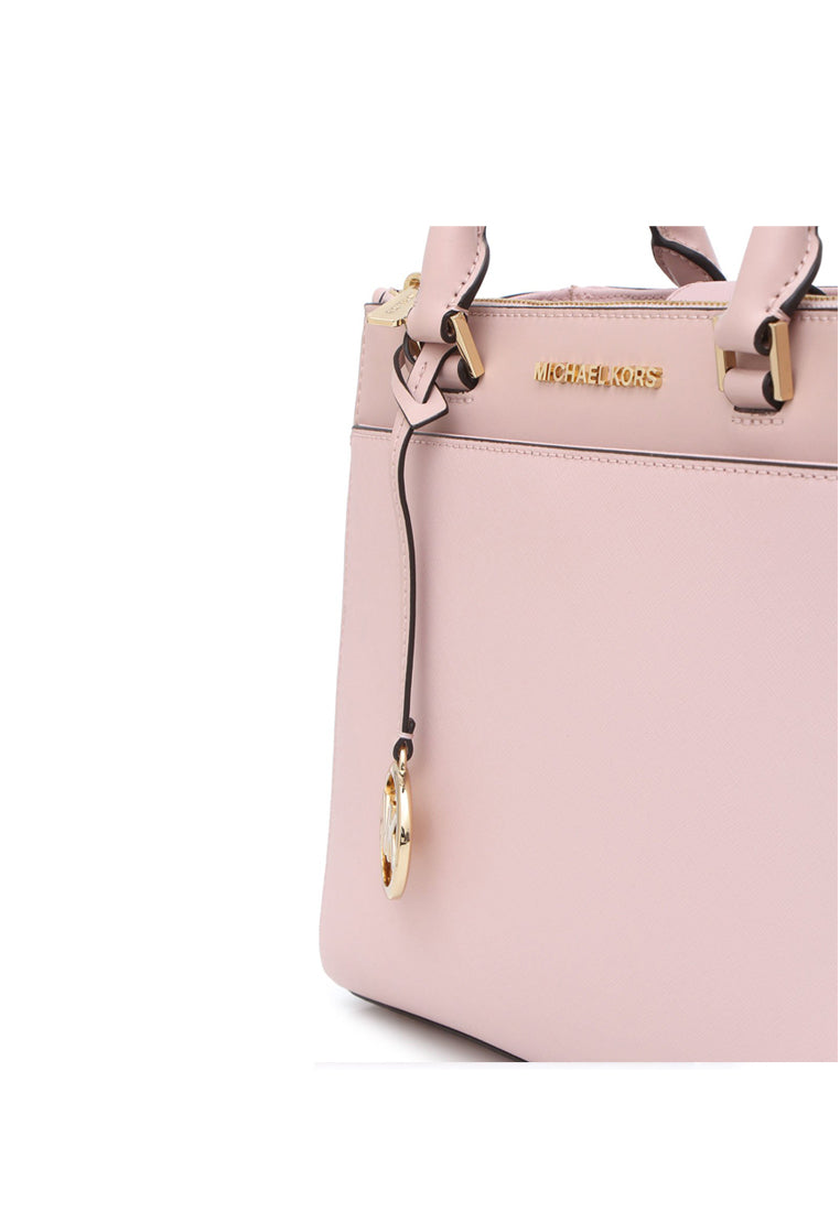 Michael Kors Adrienne Large Saffiano Leather Satchel - Blossom