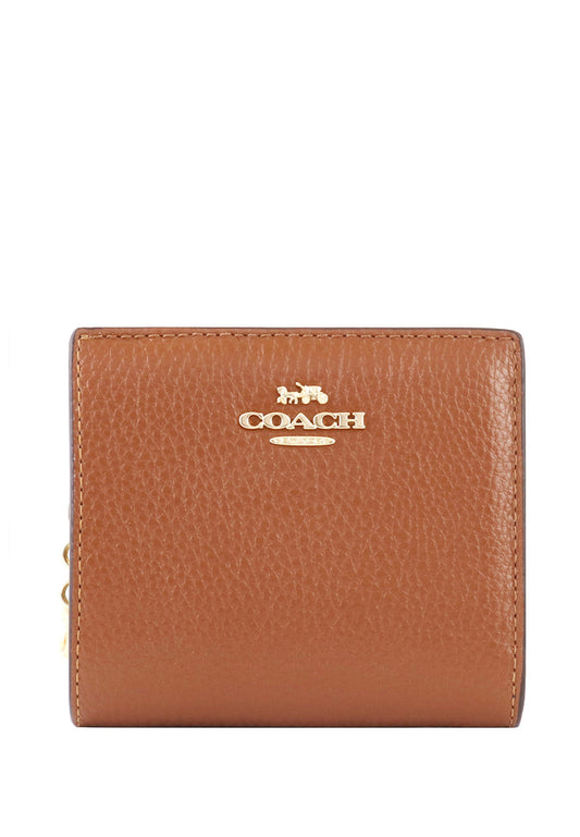 Coach Snap Wallet - Redwood Brown