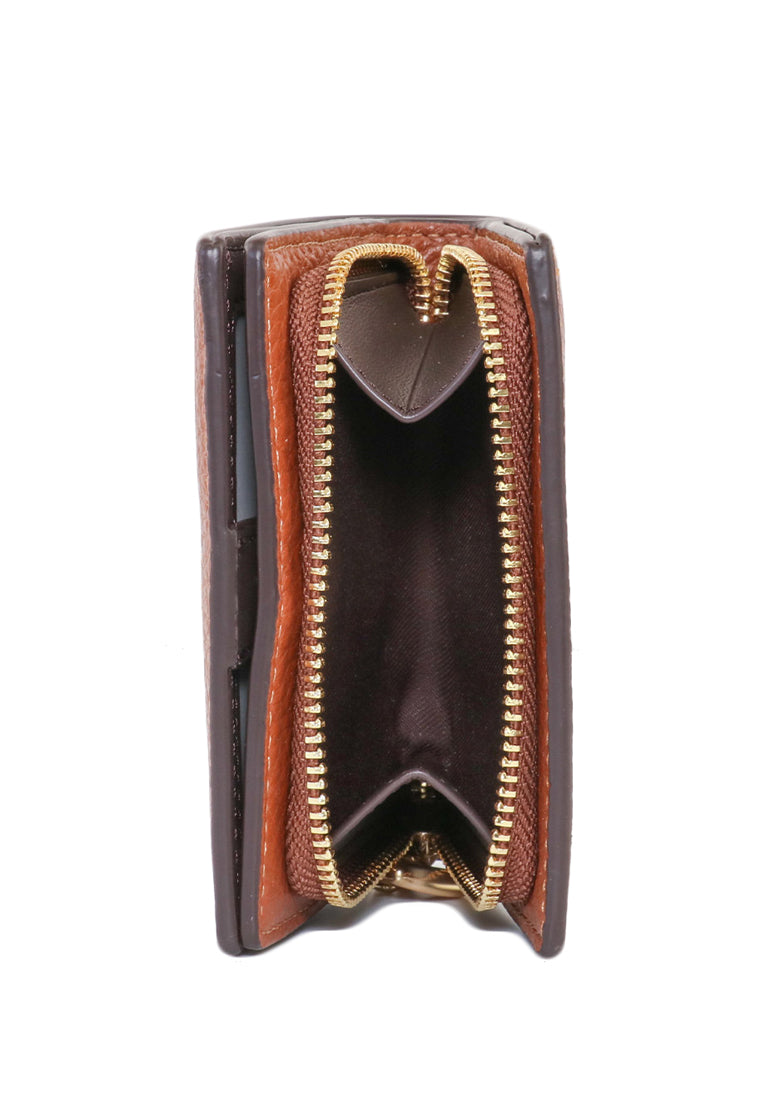 Coach Snap Wallet - Redwood Brown