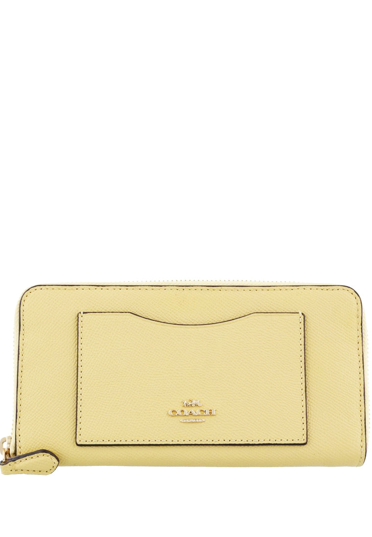 Coach Accordion Zip Wallet - Vanilla Cream