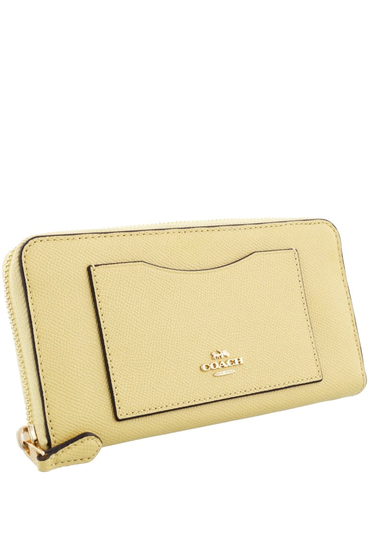 Coach Accordion Zip Wallet - Vanilla Cream