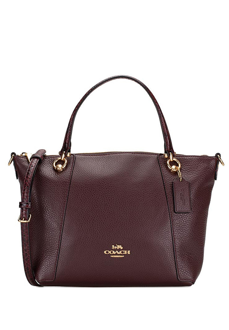 Coach Kacey Satchel - Cranberry