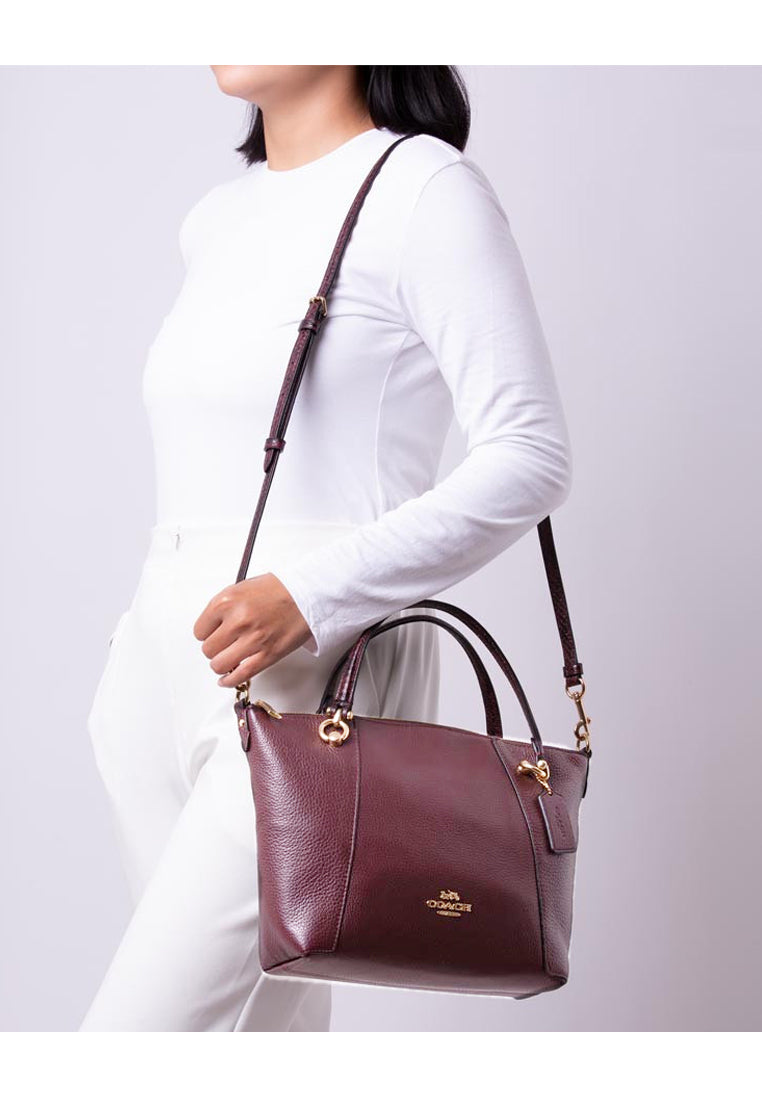 Coach Kacey Satchel - Cranberry