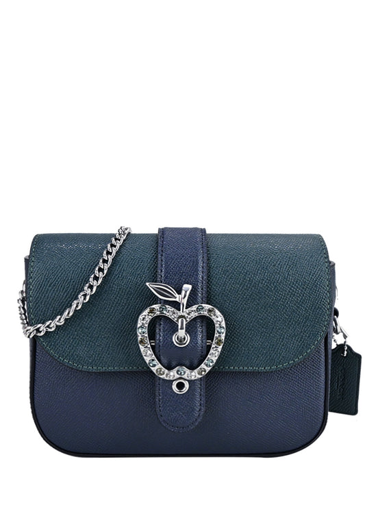 Coach Gemma Crossbody In Colorblock With Apple Buckle - Midnight