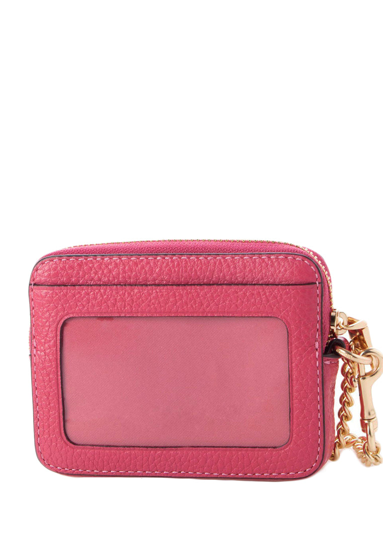 Coach Zip Card Case - Pink