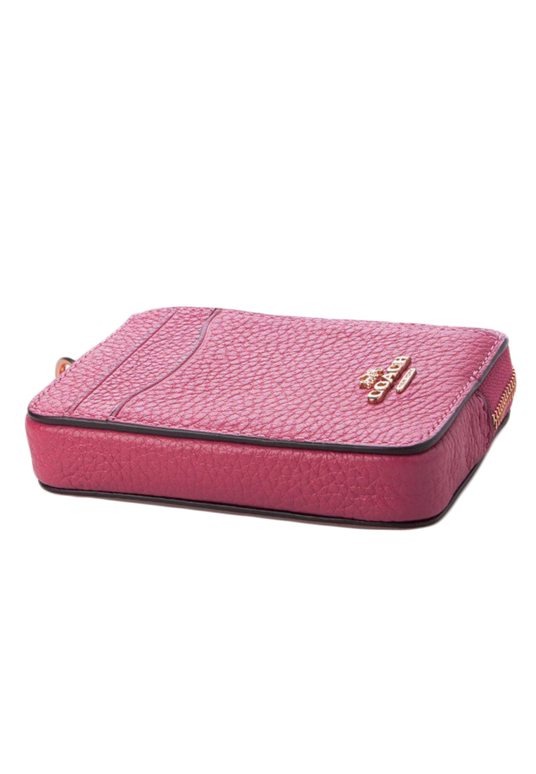 Coach Zip Card Case - Pink