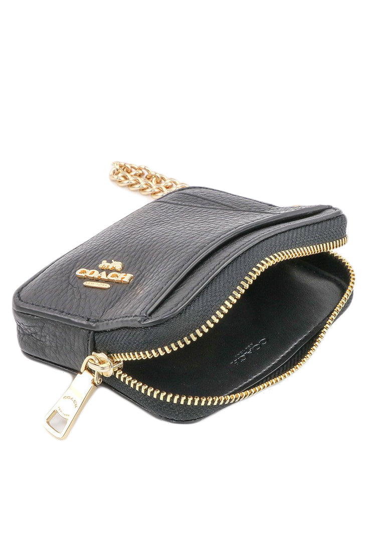 Coach Zip Card Case - Black