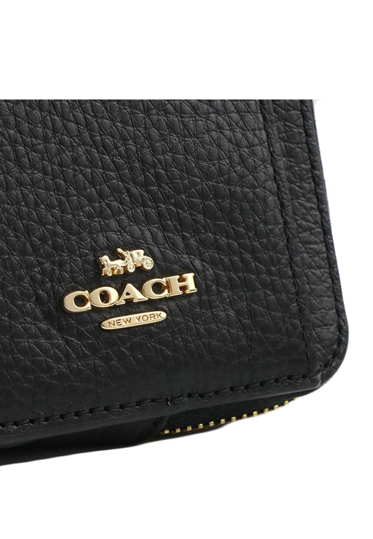 Coach Zip Card Case - Black