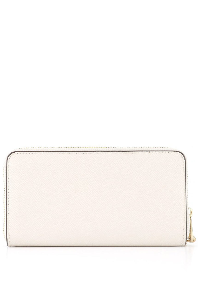 Coach Long Zip Around Wallet - White