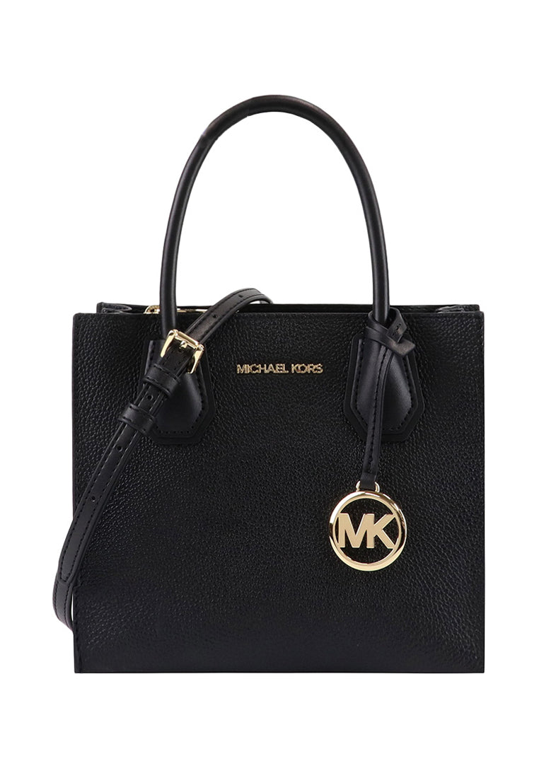 Michael Kors Mercer Medium Messenger Crossbody Bag Black Haute Style Malaysia