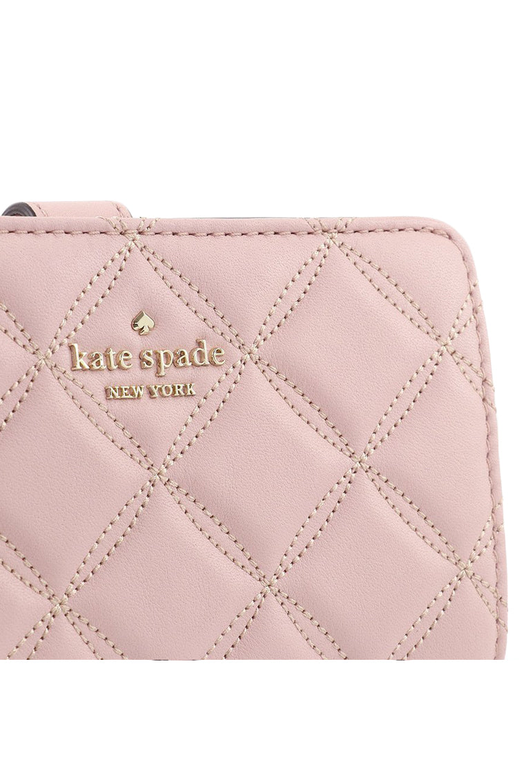 Kate Spade Natalia Medium Compact Bifold Wallet - Rose Smoke