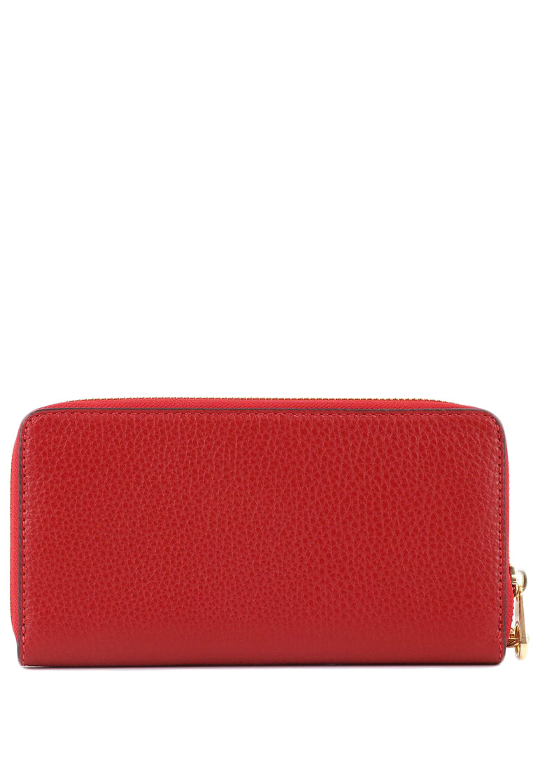 Coach Long Zip Around Wallet - Red