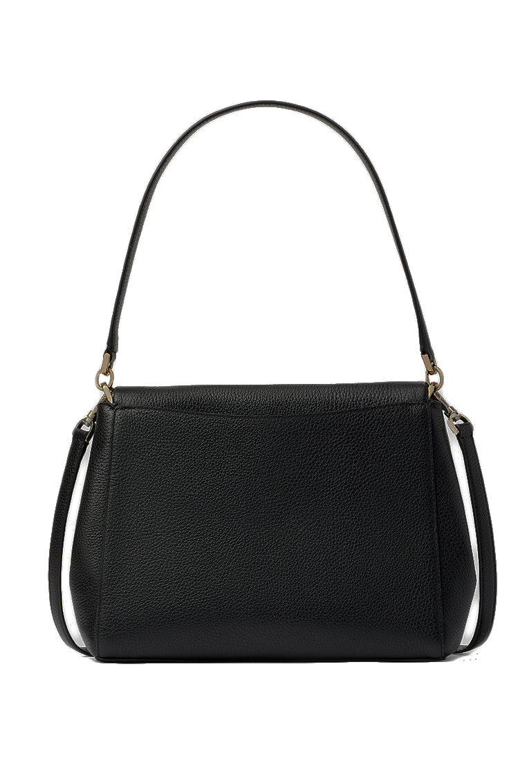 Kate Spade Leila Medium Flap Shoulder Bag - Black