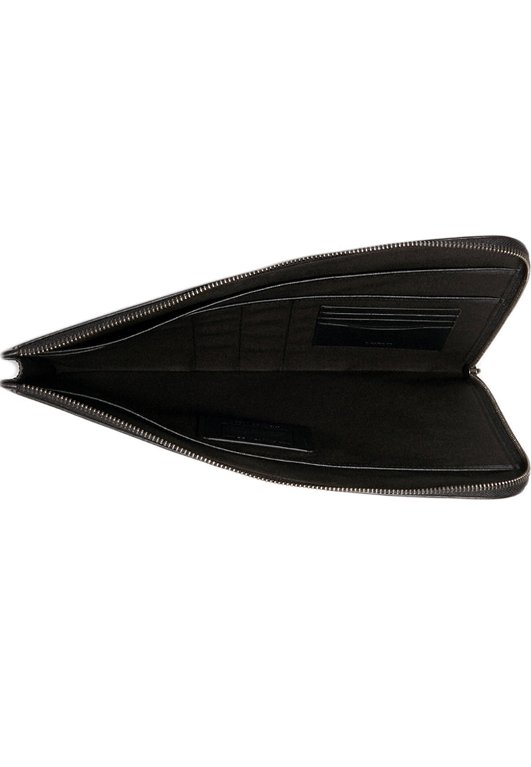 Coach L-Zip Portfolio - Black