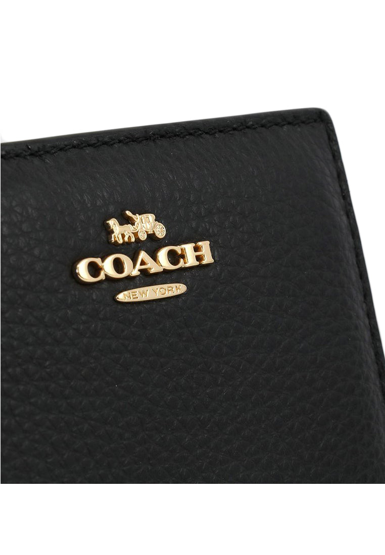 Coach Snap Wallet - Black