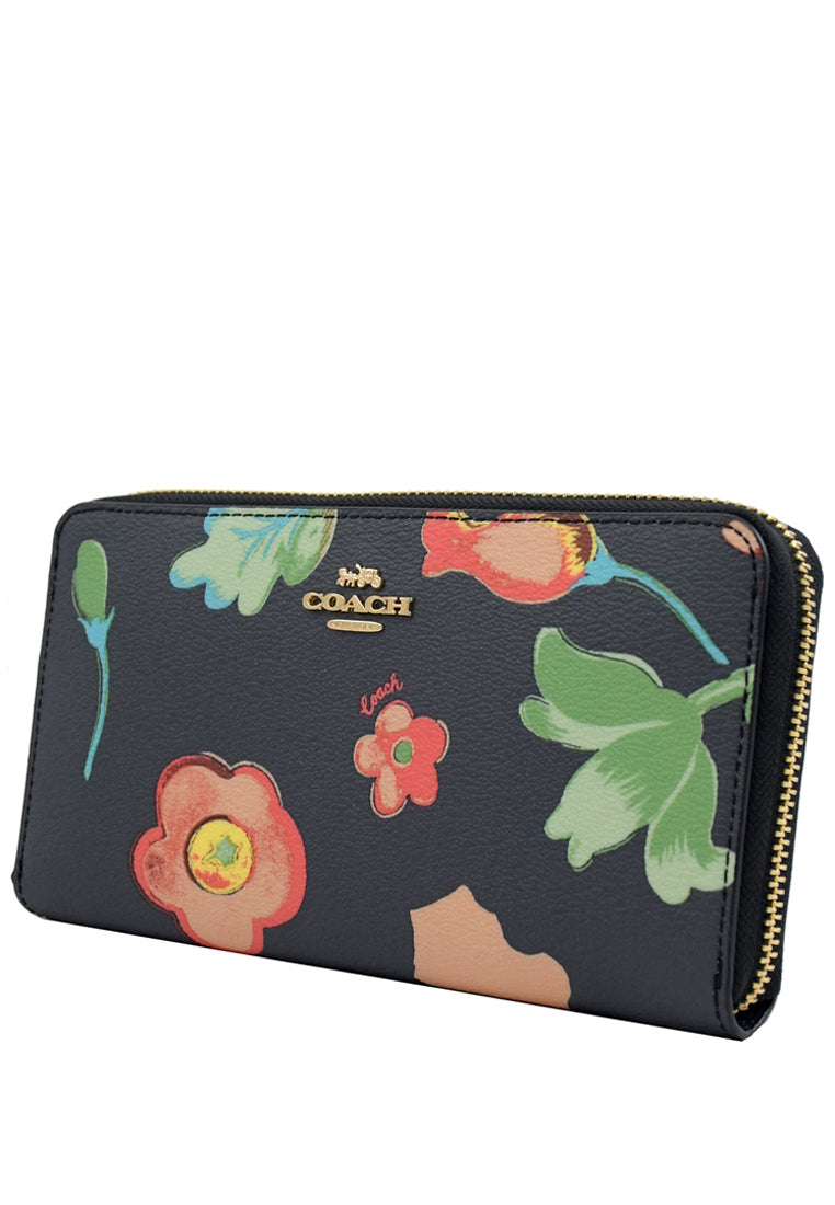 Coach Long store Zip Around Wallet With Dreamy Land Floral Print