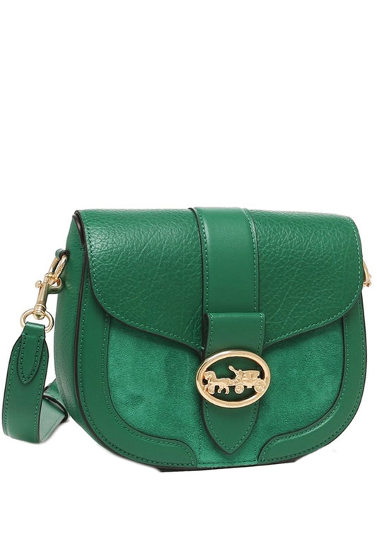 Coach Georgie Saddle Crossbody Bag - Green