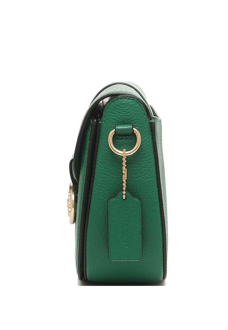 Coach Georgie Saddle Crossbody Bag - Green