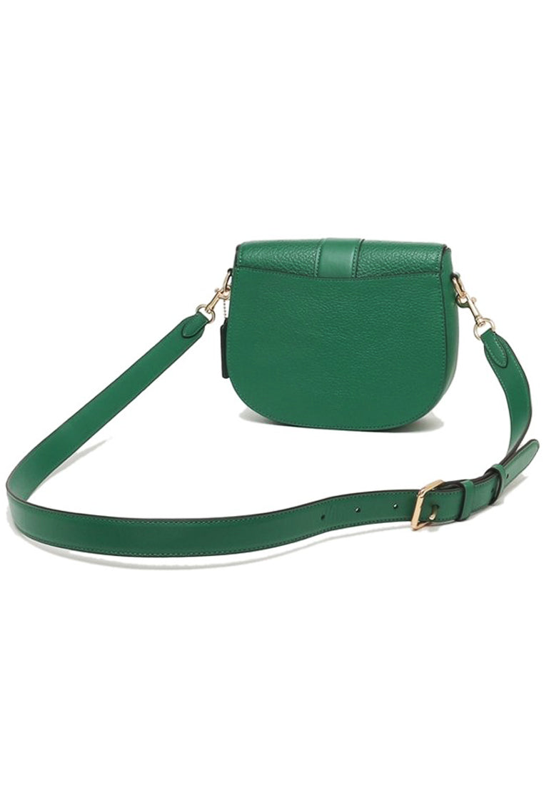 Coach Georgie Saddle Crossbody Bag - Green