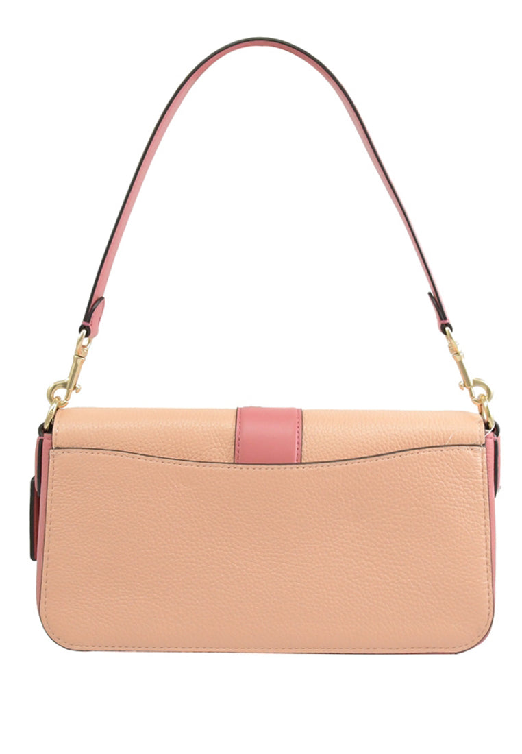 Coach Georgie Shoulder Bag In Colorblock - Faded Blush